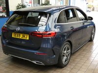 USED 2020 69 MERCEDES-BENZ B-CLASS 1.3 B 180 AMG LINE EXECUTIVE 5d 135 BHP SAT NAV PART LEATHER HEATED SEATS REAR VIEW CAMERA 1 OWNER 12 MONTHS GOLD WARRANTY. FULL SERVICE HISTORY.