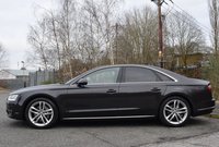 USED 2016 16 AUDI A8 3.0 TDI QUATTRO SPORT EXECUTIVE 4d 254 BHP Bose, Top View Camera, 20" Alloys