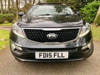 USED 2015 15 KIA SPORTAGE 2.0 CRDI KX-2 5d AUTO 134 BHP 4X4//PANORAMIC SUNROOF//ONLY 39,959 MILES//FULL KIA SERVICE HISTORY X7 STAMPS/LAST @39,606 MILES//1/2 LEATHER//PARK SENSORS AUTO 134 BHP 4X4//PANORAMIC SUNROOF//ONLY 39,959 MILES//FULL KIA SERVICE HISTORY X7 STAMPS/LAST @39,606 MILES//1/2 LEATHER//PARK SENSORS