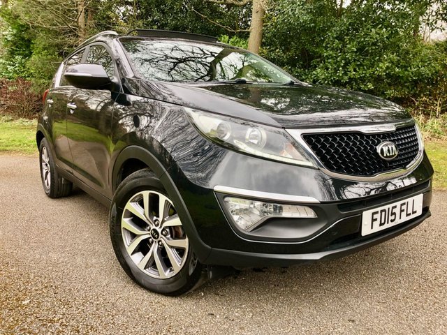 2015 15 Kia Sportage 2.0 CRDI KX-2 5d AUTO 134 BHP 4X4//PANORAMIC SUNROOF//ONLY 39,959 MILES//FULL KIA SERVICE HISTORY X7 STAMPS/LAST @39,606 MILES//1/2 LEATHER//PARK SENSORS