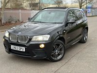 USED 2013 63 BMW X3 3.0 XDRIVE30D M SPORT 5d 255 BHP 