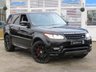 USED 2017 17 LAND ROVER RANGE ROVER SPORT 4.4 SDV8 AUTOBIOGRAPHY DYNAMIC 5d 339 BHP Finished in SANTORINI BLACK METALIC with contrasting HEATED LEATHER SEATS. This Range Rover Sport is a luxurious top of the range SUV. This top of the range is great, comfortable and a good choice if you want a posh car that's brilliant for family life. Features include Pan Roof, Rear camera, Heated front and rear Seats, Sat Nav, DAB, Cruise, 22 " Alloys, Red Calipers and more. Land Rover Dealer serviced at 5790 miles, 16042 miles, 29146 miles, 41101 miles, 60667 miles and at 74324 miles.