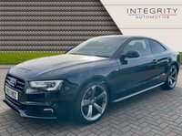 USED 2013 63 AUDI A5 3.0 TDI QUATTRO BLACK EDITION 2d 245 BHP PANORAMIC GLASS SUNROOF, B&O SOUND