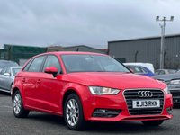 USED 2013 13 AUDI A3 2.0 TDI SE 5d 148 BHP 1 PREVIOUS KEEPER +  BLUETOOTH +  DAB RADIO +  CRUISECONTROL +  PEDDLE SHIFTERS +  REAR PARKING SENSORS +  16 INCH ALLOY WHEELS +  SPARE WHEEL +