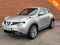 USED 2016 66 NISSAN JUKE 1.6 TEKNA XTRONIC 5d 117 BHP FULL BLACK LEATHER HEATED SEATS