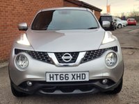 USED 2016 66 NISSAN JUKE 1.6 TEKNA XTRONIC 5d 117 BHP FULL BLACK LEATHER HEATED SEATS