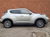 USED 2016 66 NISSAN JUKE 1.6 TEKNA XTRONIC 5d 117 BHP FULL BLACK LEATHER HEATED SEATS