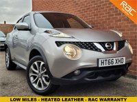 USED 2016 66 NISSAN JUKE 1.6 TEKNA XTRONIC 5d 117 BHP FULL BLACK LEATHER HEATED SEATS