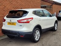USED 2014 14 NISSAN QASHQAI 1.5 DCI ACENTA SMART VISION 5d 108 BHP RAC WARRANTY