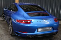 USED 2017 67 PORSCHE 911 3.0 CARRERA PDK 2d 364 BHP HUGE SPEC, GREAT COLOUR COMBO BLUE WITH TAN, SUNROOF, 14 WAY SEATS, HEATED STEERING, HEATED SEATS ETC