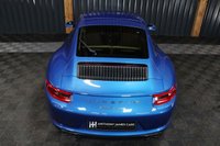 USED 2017 67 PORSCHE 911 3.0 CARRERA PDK 2d 364 BHP HUGE SPEC, GREAT COLOUR COMBO BLUE WITH TAN, SUNROOF, 14 WAY SEATS, HEATED STEERING, HEATED SEATS ETC