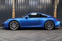 USED 2017 67 PORSCHE 911 3.0 CARRERA PDK 2d 364 BHP HUGE SPEC, GREAT COLOUR COMBO BLUE WITH TAN, SUNROOF, 14 WAY SEATS, HEATED STEERING, HEATED SEATS ETC