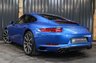 USED 2017 67 PORSCHE 911 3.0 CARRERA PDK 2d 364 BHP HUGE SPEC, GREAT COLOUR COMBO BLUE WITH TAN, SUNROOF, 14 WAY SEATS, HEATED STEERING, HEATED SEATS ETC