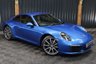 USED 2017 67 PORSCHE 911 3.0 CARRERA PDK 2d 364 BHP HUGE SPEC, GREAT COLOUR COMBO BLUE WITH TAN, SUNROOF, 14 WAY SEATS, HEATED STEERING, HEATED SEATS ETC