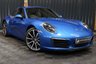 USED 2017 67 PORSCHE 911 3.0 CARRERA PDK 2d 364 BHP HUGE SPEC, GREAT COLOUR COMBO BLUE WITH TAN, SUNROOF, 14 WAY SEATS, HEATED STEERING, HEATED SEATS ETC