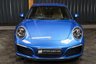 USED 2017 67 PORSCHE 911 3.0 CARRERA PDK 2d 364 BHP HUGE SPEC, GREAT COLOUR COMBO BLUE WITH TAN, SUNROOF, 14 WAY SEATS, HEATED STEERING, HEATED SEATS ETC
