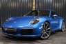 USED 2017 67 PORSCHE 911 3.0 CARRERA PDK 2d 364 BHP HUGE SPEC, GREAT COLOUR COMBO BLUE WITH TAN, SUNROOF, 14 WAY SEATS, HEATED STEERING, HEATED SEATS ETC