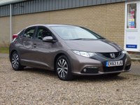 USED 2014 63 HONDA CIVIC 1.6 I-DTEC EX 5d 118 BHP www.suffolkcarcentre.co.uk - Located at Reydon