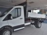 USED 2019 69 FORD TRANSIT 2.0 350 ECOBLUE LEADER TIPPER L2 S/S 130 BHP EURO 6 TWIN REAR WHEELS LOW MILES X3 DROP SIDES+FINISHED IN FOZEN WHITE