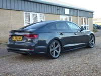 USED 2019 69 AUDI A5 2.0 SPORTBACK TFSI BLACK EDITION MHEV 5d 188 BHP www.suffolkcarcentre.co.uk - Located at Reydon