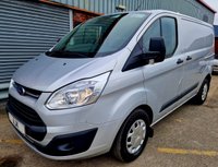 USED 2017 67 FORD TRANSIT CUSTOM 2.0 290 TREND LR P/V 104 BHP AIR CON, 1 OWNER, RACKING