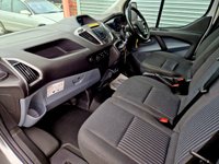 USED 2017 67 FORD TRANSIT CUSTOM 2.0 290 TREND LR P/V 104 BHP AIR CON, 1 OWNER, RACKING