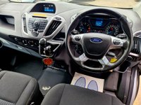 USED 2017 67 FORD TRANSIT CUSTOM 2.0 290 TREND LR P/V 104 BHP AIR CON, 1 OWNER, RACKING