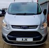 USED 2017 67 FORD TRANSIT CUSTOM 2.0 290 TREND LR P/V 104 BHP AIR CON, 1 OWNER, RACKING