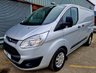 USED 2017 67 FORD TRANSIT CUSTOM 2.0 290 TREND LR P/V 104 BHP AIR CON, 1 OWNER, RACKING