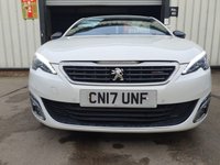 USED 2017 17 PEUGEOT 308 1.2 PURETECH S/S GT LINE 5d 130 BHP High Spec