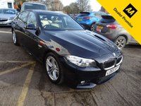 USED 2015 65 BMW 5 SERIES 3.0 530D M SPORT 4d 255 BHP TINTED WINDOWS FSH STUNNING