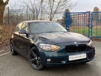 USED 2014 64 BMW 1 SERIES 1.6 116D EFFICIENTDYNAMICS BUSINESS 5d 114 BHP+FULL LEATHER SEATS 2 KEYS+FSH+&pound;0 ROAD TAX+ALLOYS+PARKING SENSORS+LEATHER HEATED SEATS+NAVIGATION+DAB+BLUETOOTH+AUX+USB+MEDIA