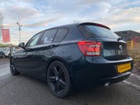 USED 2014 64 BMW 1 SERIES 1.6 116D EFFICIENTDYNAMICS BUSINESS 5d 114 BHP+FULL LEATHER SEATS 2 KEYS+FSH+&pound;0 ROAD TAX+ALLOYS+PARKING SENSORS+LEATHER HEATED SEATS+NAVIGATION+DAB+BLUETOOTH+AUX+USB+MEDIA