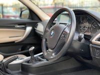 USED 2014 64 BMW 1 SERIES 1.6 116D EFFICIENTDYNAMICS BUSINESS 5d 114 BHP+FULL LEATHER SEATS 2 KEYS+FSH+&pound;0 ROAD TAX+ALLOYS+PARKING SENSORS+LEATHER HEATED SEATS+NAVIGATION+DAB+BLUETOOTH+AUX+USB+MEDIA