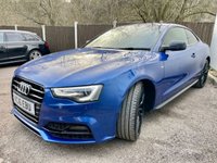 USED 2016 16 AUDI A5 2.0 TDI QUATTRO BLACK EDITION PLUS 3d AUTO 187 BHP 