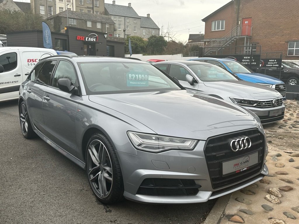 USED 2018 67 AUDI A6 2.0 AVANT TDI QUATTRO BLACK EDITION 5d 188 BHP 20" TWIN SPOKE ALLOYS