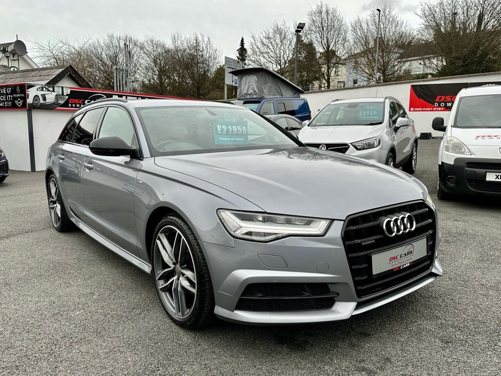 USED 2018 67 AUDI A6 2.0 AVANT TDI QUATTRO BLACK EDITION 5d 188 BHP 20" TWIN SPOKE ALLOYS