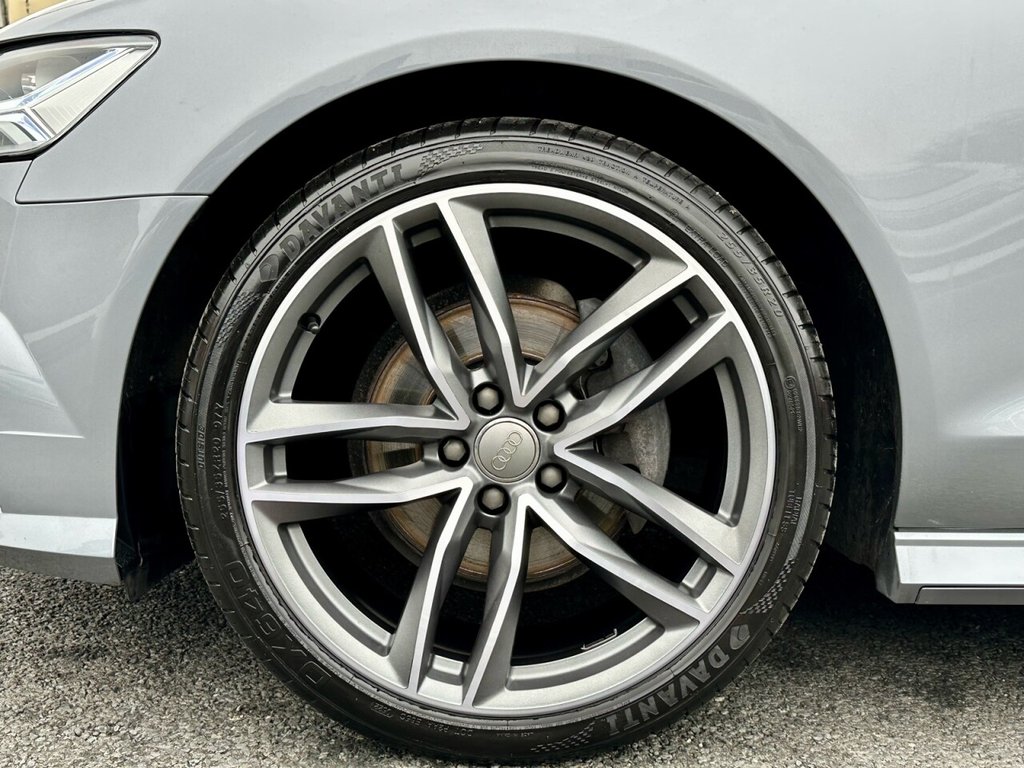 USED 2018 67 AUDI A6 2.0 AVANT TDI QUATTRO BLACK EDITION 5d 188 BHP 20" TWIN SPOKE ALLOYS
