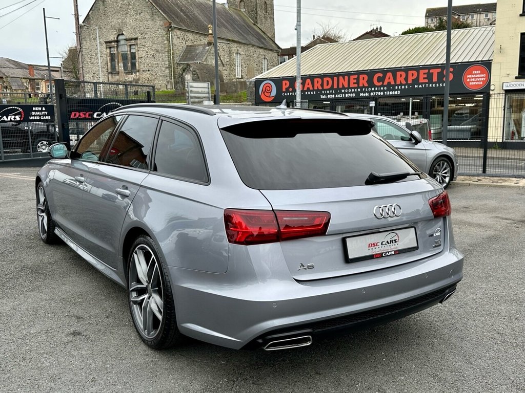 USED 2018 67 AUDI A6 2.0 AVANT TDI QUATTRO BLACK EDITION 5d 188 BHP 20" TWIN SPOKE ALLOYS