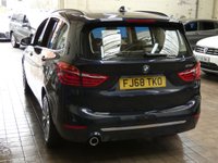 USED 2018 68 BMW 2 SERIES 1.5 218I LUXURY GRAN TOURER 5d 139 BHP 7 SEATS SAT NAV LEATHER PARKING SENSORS 1 OWNER SERVICE HISTORY 6 MONTHS GOLD WARRANTY