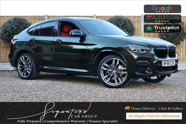 2018 68 BMW X4 3.0 M40D HUGE SPEC GHOST IMMOBILISER 4d 322 BHP No Deposit Finance & Part Ex Available