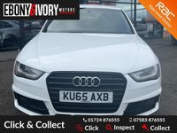 USED 2015 65 AUDI A4 2.0 TDI BLACK EDITION PLUS 4d 148 BHP FANTASTIC EXAMPLE+MASSIVE FACTORY SPECIFICATION+JUST HAD MAJOR SERVICE+1YR MOT