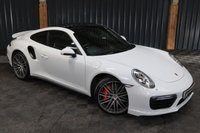 USED 2018 18 PORSCHE 911 3.8 TURBO PDK 2d 532 BHP RARE 991.2 TURBO COUPE, FPSH, 24 MONTH WARRANTY, BOSE, SUNROOF, 14 WAYS SEATS, PDLS+, 2 OWNERS FROM NEW