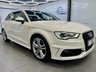 USED 2015 64 AUDI A3 1.2 TFSI S line Sportback 5dr Petrol Manual Euro 6 (s/s) (110 ps) 1Owner,Sat Nav,DAB,Low Miles