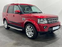 USED 2015 15 LAND ROVER DISCOVERY 3.0 SDV6 HSE 5d 255 BHP Spectacular Firenze Red, Extended Ebony Leather, Landrover Dealer Service History