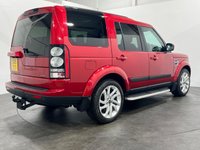 USED 2015 15 LAND ROVER DISCOVERY 3.0 SDV6 HSE 5d 255 BHP Spectacular Firenze Red, Extended Ebony Leather, Landrover Dealer Service History