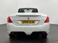 USED 2012 12 PEUGEOT 308 2.0 HDI CC ALLURE 2d 163 BHP Rare Low mileage 25135 miles, 308 CC 2.0 HDI, Striking Pearlecent white, Full black extended leather