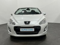 USED 2012 12 PEUGEOT 308 2.0 HDI CC ALLURE 2d 163 BHP Rare Low mileage 25135 miles, 308 CC 2.0 HDI, Striking Pearlecent white, Full black extended leather