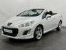 USED 2012 12 PEUGEOT 308 2.0 HDI CC ALLURE 2d 163 BHP Rare Low mileage 25135 miles, 308 CC 2.0 HDI, Striking Pearlecent white, Full black extended leather