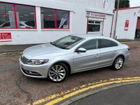 USED 2014 14 VOLKSWAGEN CC 2.0 GT TDI BLUEMOTION TECHNOLOGY 4d 138 BHP 2 FORMER KEEPERS FROM NEW+5 SEATER+FULL LEATHER+SATELLITE NAVIGATION+BLUETOOTH+EXCELLENT SERVICE RECORD+OUTSTANDING CONDITION+MUST BE SEEN+THIS VEHICLE IS READY TO DRIVE AWAY TODAY+FINANCE AND EXTENDED WARRANTY AVAILABLE ON THIS USED VEHICLE!!!!